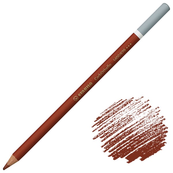 پاستل مدادی CarbOthello استابیلو کد 670 رنگ burnt sienna