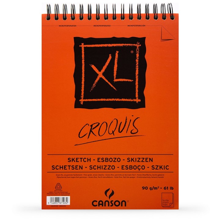 دفتر طراحی 60 برگ XL CROQUIS کانسون ابعاد A4