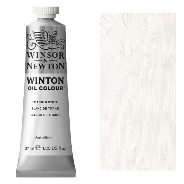 رنگ روغن WINTON وینزور TITANIUM WHITE حجم 37 میل