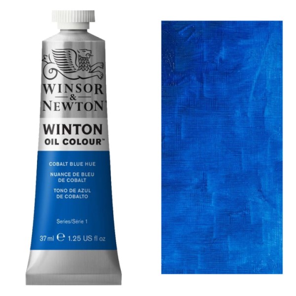 رنگ روغن WINTON وینزور COBALT BLUE HUE حجم 37 میل