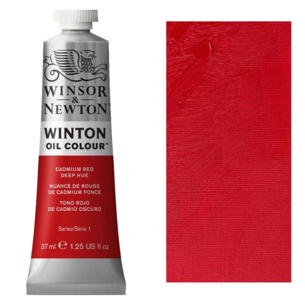 رنگ روغن WINTON وینزور CADMIUM RED DEEP HUE حجم 37 میل