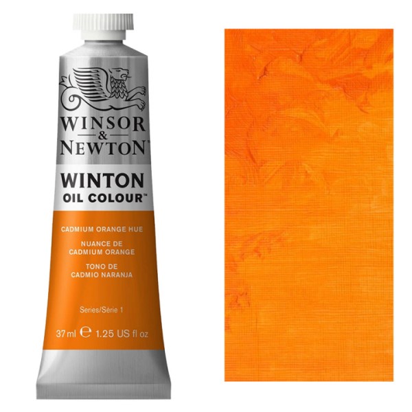 رنگ روغن WINTON وینزور CADMIUM ORANGE HUE حجم 37 میل