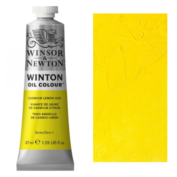 رنگ روغن WINTON وینزور CADMIUM LEMON HUE حجم 37 میل