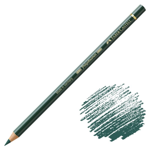 مداد رنگی Polychromos فابرکاستل کد 278 رنگ CHROME OXIDE GREEN