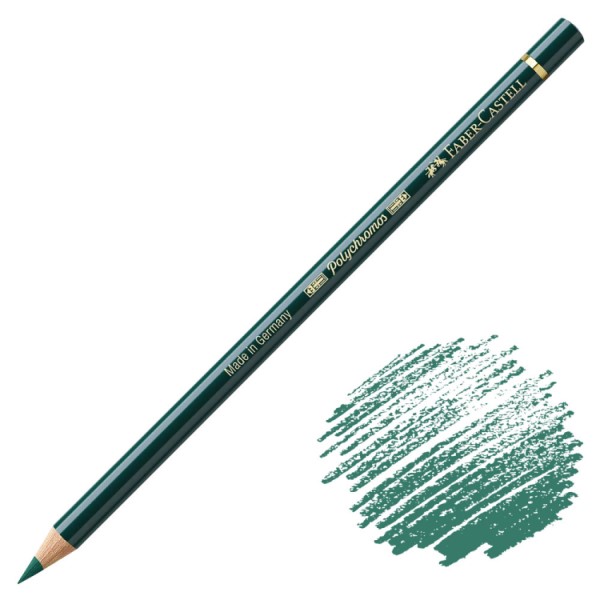 مداد رنگی Polychromos فابرکاستل کد 267 رنگ PINE GREEN