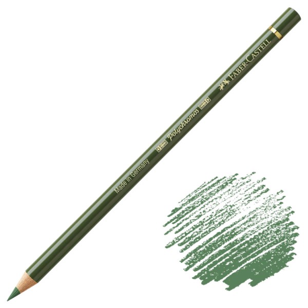 مداد رنگی Polychromos فابرکاستل کد 174 رنگ CHROME GREEN OPAQUE