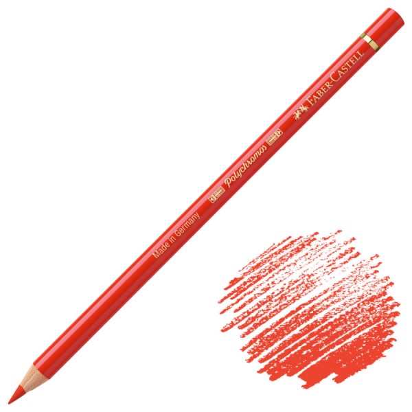 مداد رنگی Polychromos فابرکاستل کد 117 رنگ LIGHT CADMIUM RED