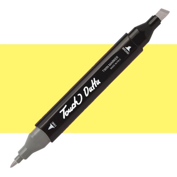 ماژیک راندو دو سر DaHa تاچ کد 37 رنگ PASTEL YELLOW