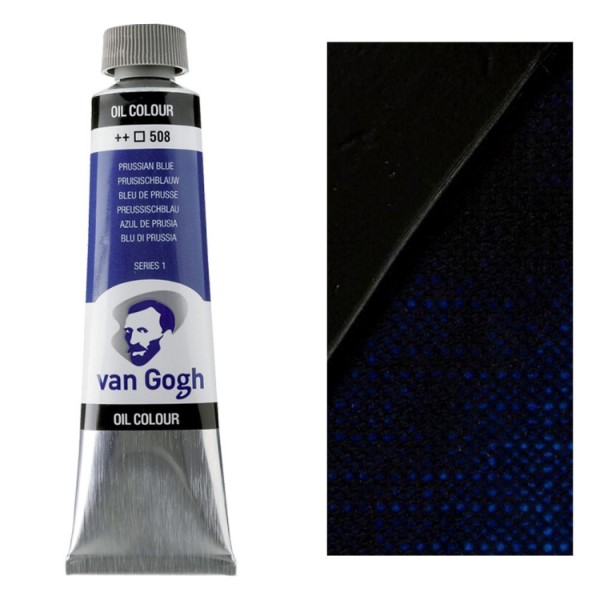 رنگ روغن ون گوگ PRUSSIAN BLUE حجم 40 میل کد 508 سری 1