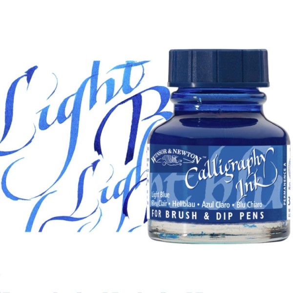 جوهر Calligraphy وینزور رنگ LIGHT BLUE حجم 30 میل