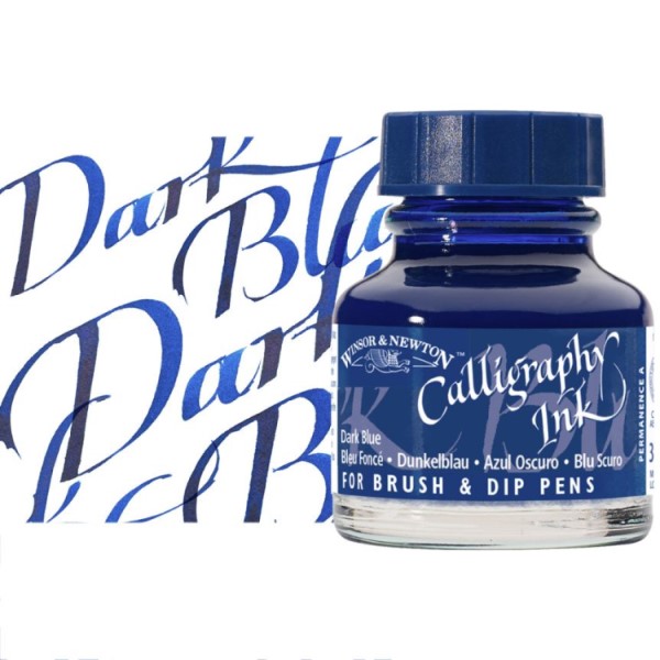 جوهر Calligraphy وینزور رنگ DARK BLUE حجم 30 میل