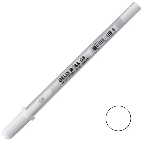 روان نویس GELLY ROLL Basic ساکورا رنگ WHITE