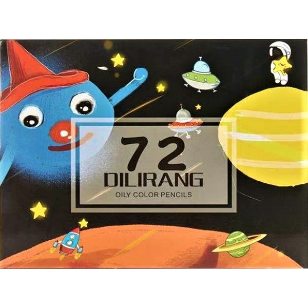 مداد رنگی 72 رنگ DILIRANG جعبه طلقی