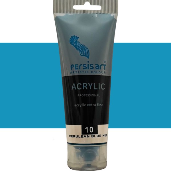 رنگ اکریلیک PROFESSIONAL پرسیس کد 10 حجم 75 میل رنگ CERULEAN BLUE HUE