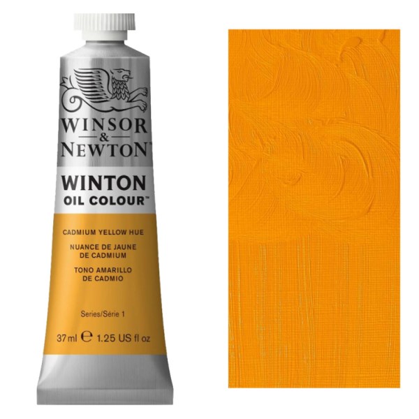 رنگ روغن WINTON وینزور CADMIUM YELLOW HUE حجم 37 میل