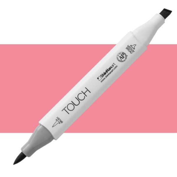 ماژیک راندو براش دو سر TOUCH شین هان کد R8 رنگ ROSE PINK